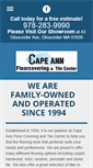 Mobile Screenshot of capeannfloorcovering.com